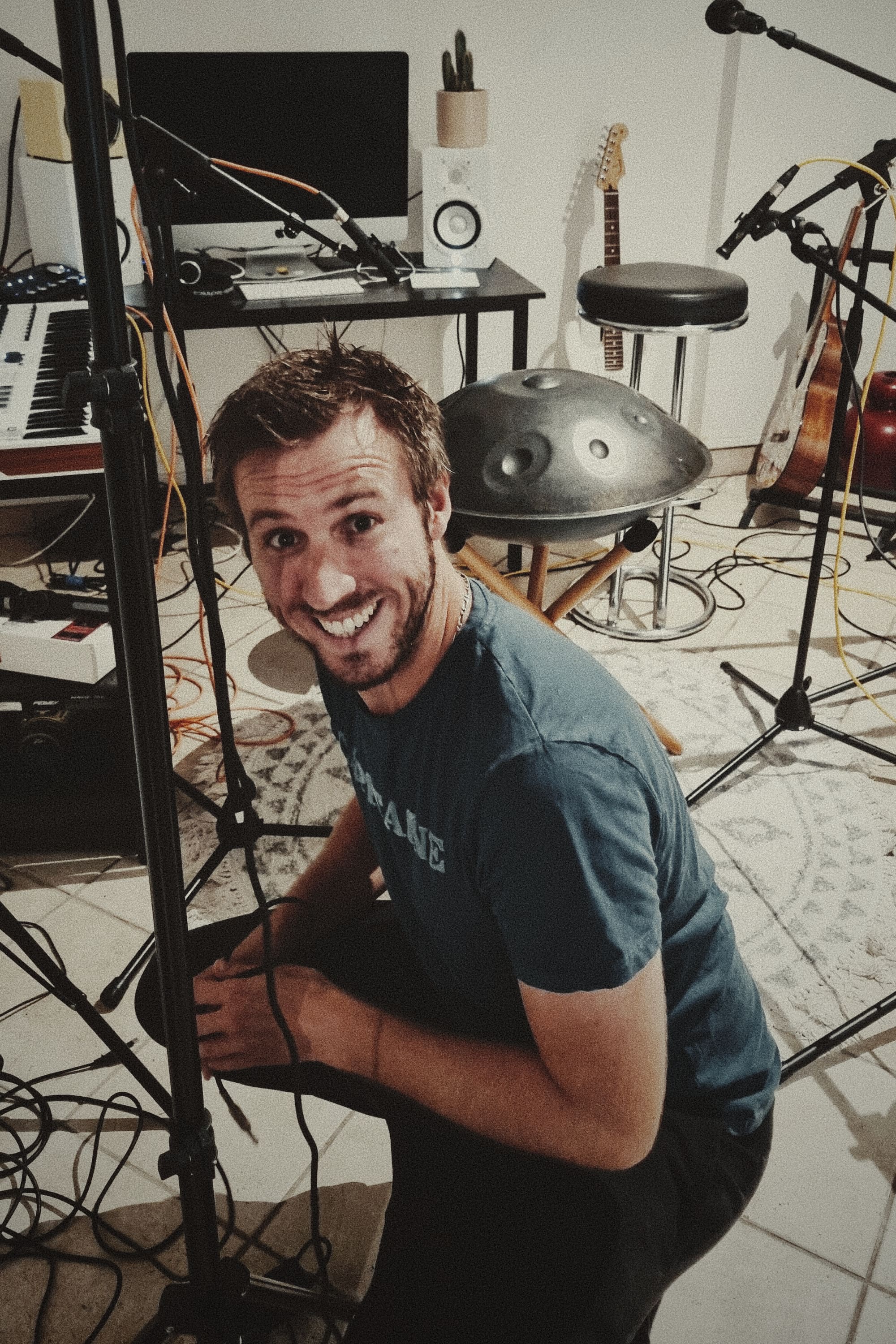 Raymond Rutjes in the studio